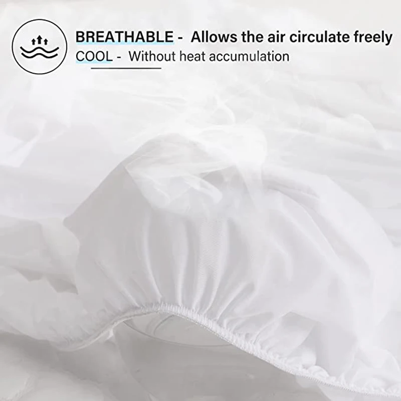 Водонепроницаемый защитный матрас Meijuner эластичное однотонное покрывало для