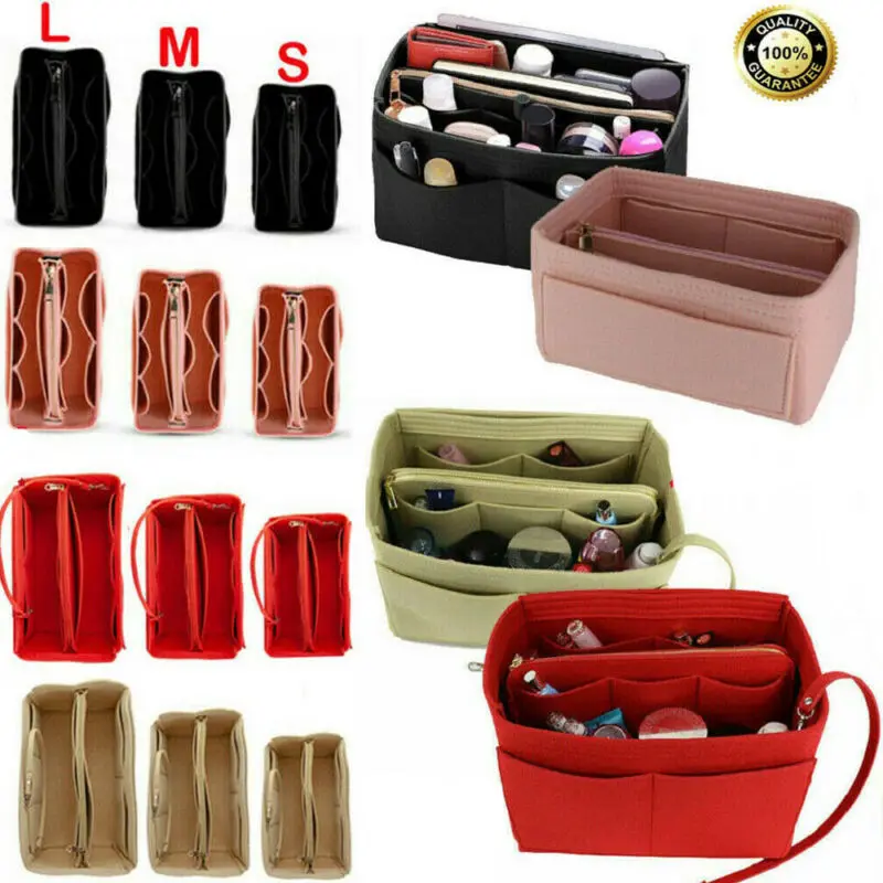 Женские войлочные косметички с твердой вставкой большая сумка Органайзер