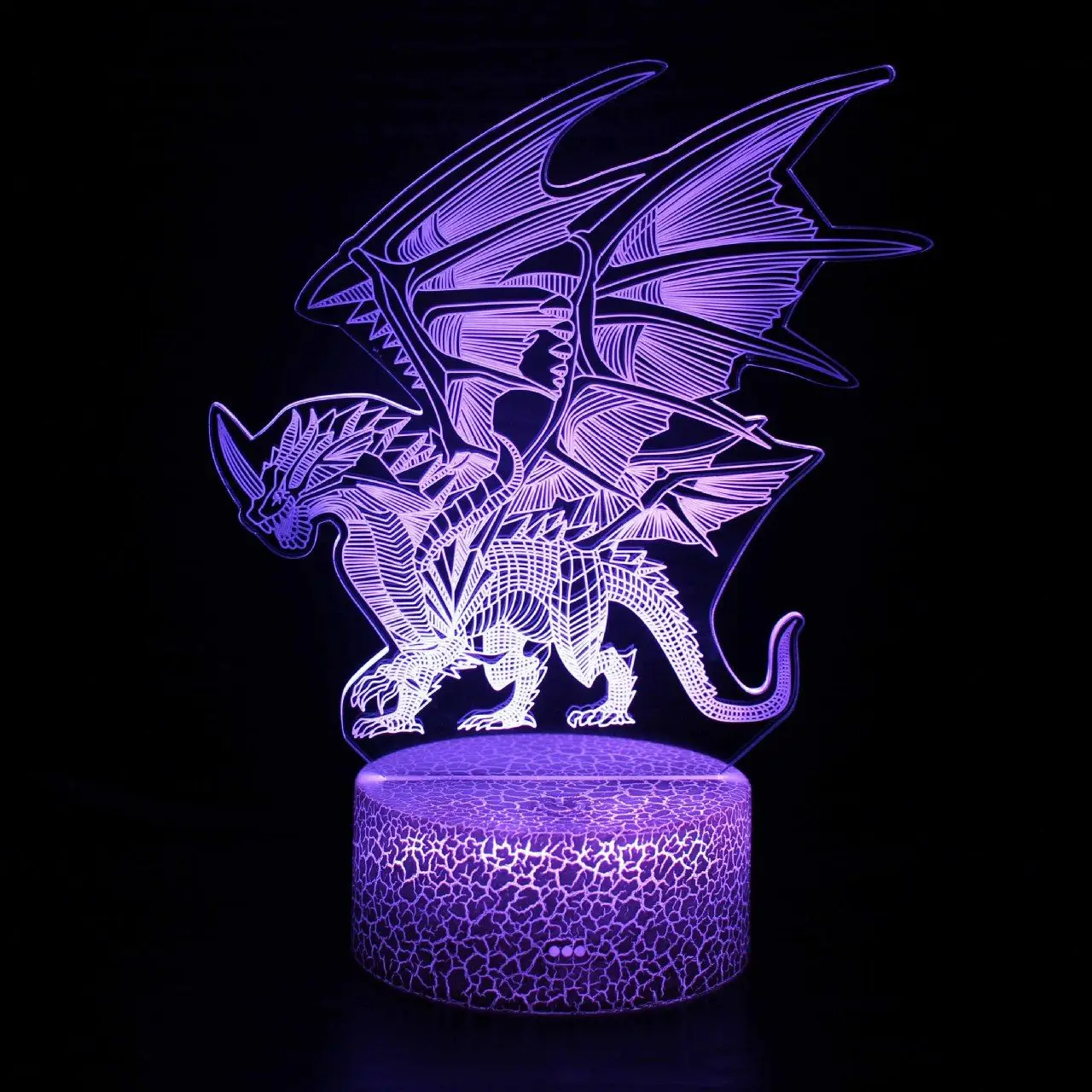 Ночник Nighdn с 3d изображением динозавра прикроватный светильник настольная лампа