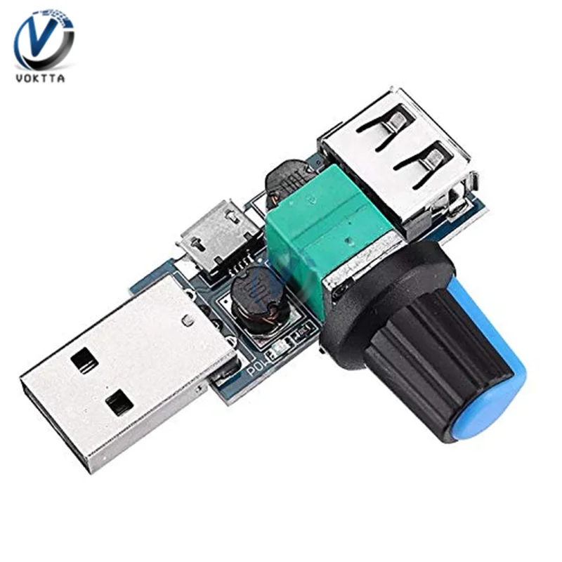 DC 5 В Micro Mini USB вентилятор регулятор скорости ветра громкости воздуха Охлаждающий