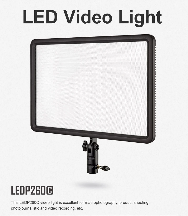 Godox 3 шт. светодиодный P260C ультра-тонкий 30 Вт 3300-5600 к светодиодный видео-светильник панельная лампа с 2 шт. 2 м светильник для видеостудии светильник s