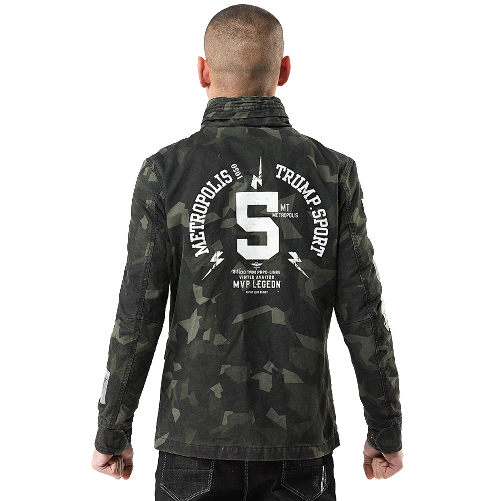 HALACOOD новая брендовая модная военная куртка Мужская Осенняя хлопковая армейская