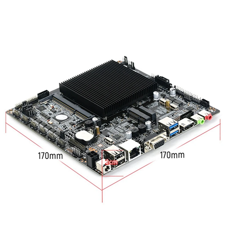 Материнская плата Mini Itx для процессора Celeron J1900L2 настольного ПК с двумя Lan