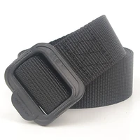 mens nylon belt casual security check environmental plastic japanese shaped buckle quick release hypoallergenic womens belt