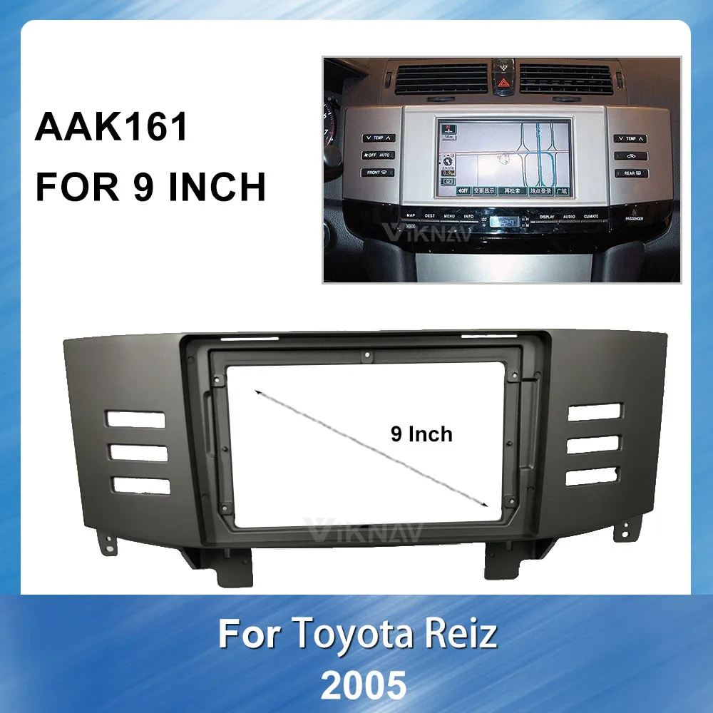 

Установка для автомагнитолы Fascia Для Toyota Reiz 2005, стерео рамка, облицовка, панель для лица, DVD, CD, панель приборной панели