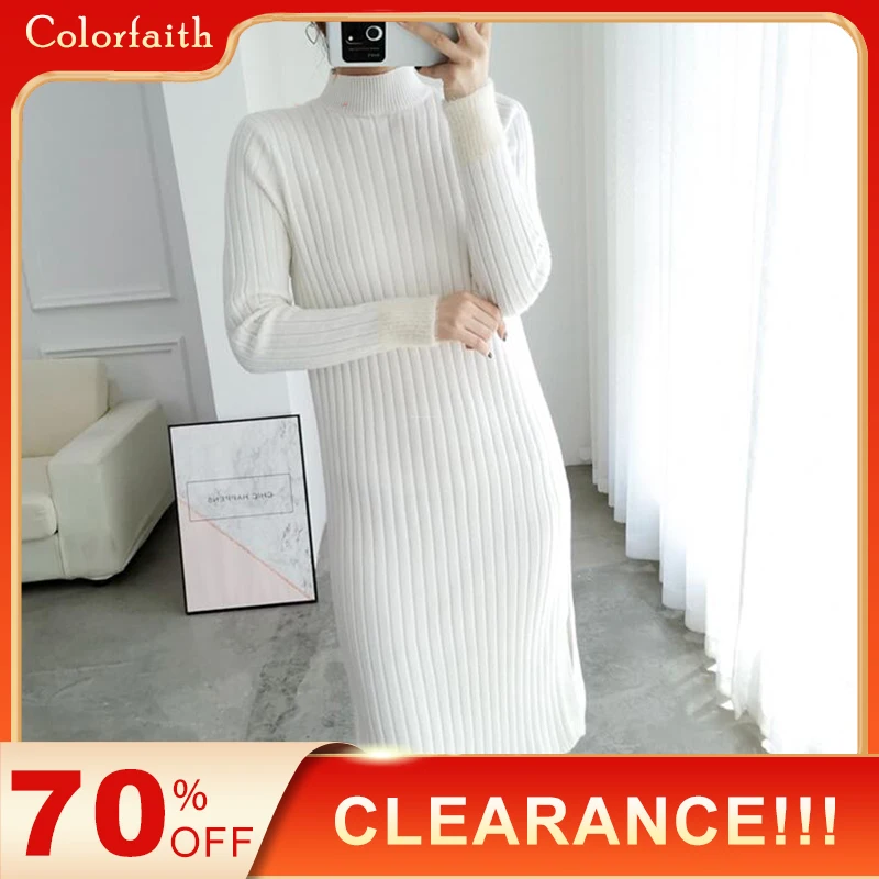 Colorfaith Длинное повседневное платье свободного кроя рубашка осень весна 2019