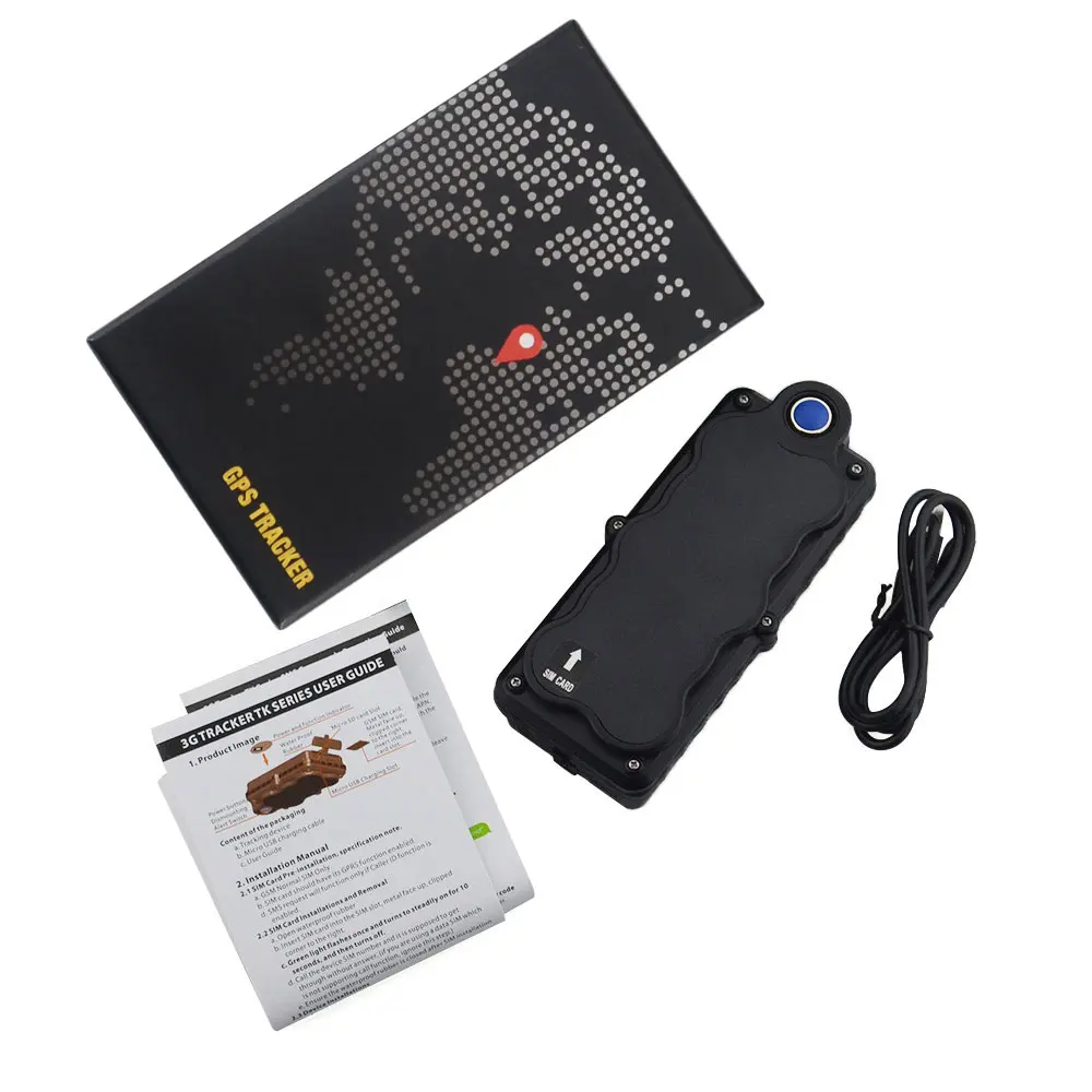 Автомобильный трекер 3G WCDMA GPS GSM GPRS TK20SGSE GPS-локатор со встроенной солнечной панелью
