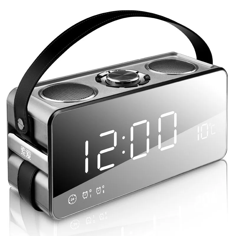 Мини динамик Bluetooth портативный беспроводной светодиодный дисплей звуковая