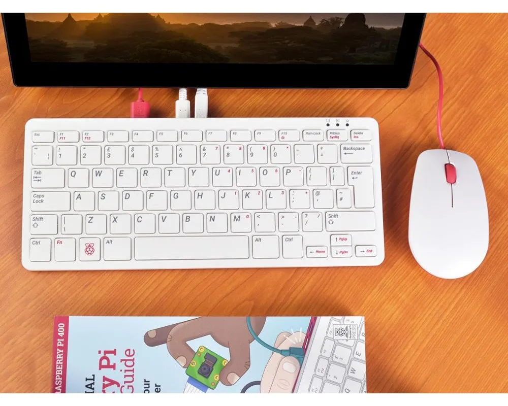 Raspberry Pi 400 мощный простой в использовании компьютер встроенный клавиатуру 4 Гб