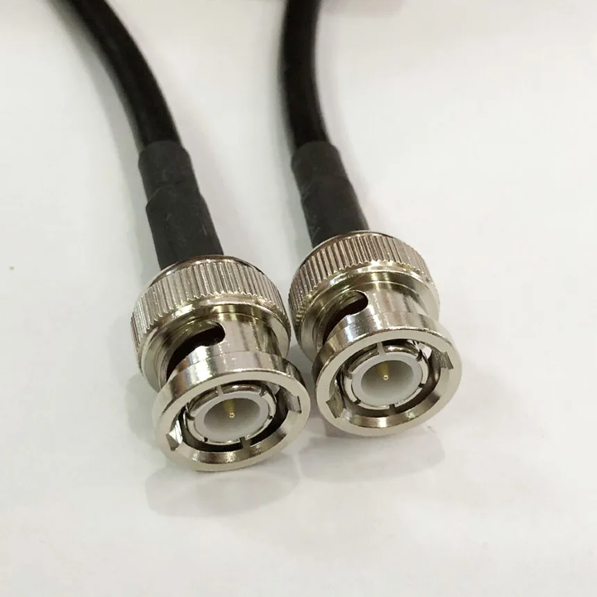 30 м 20 м 10 м 5 м 1 м RG58 коаксиальный кабель BNC штекер BNC Разъем RF адаптер 50-3 кабель 50 Ом
