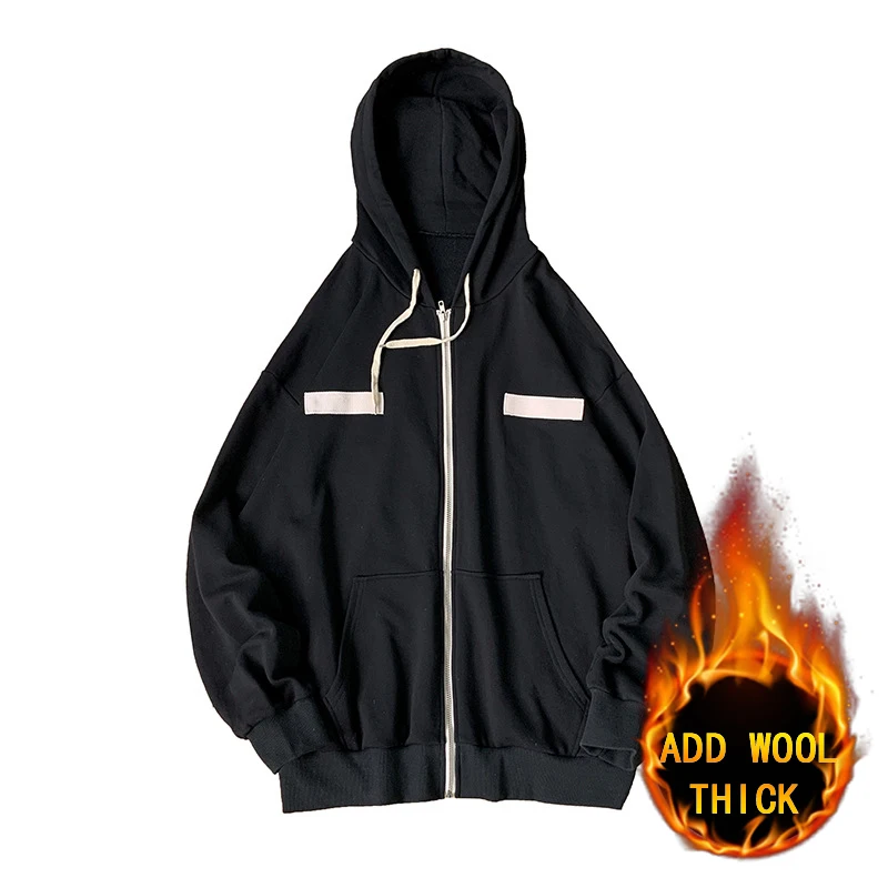 

Новая зимняя куртка, мужские пальто, модная теплая шерстяная ткань, цветная блочная одежда, теплое пальто в стиле Харадзюку, однотонная прос...