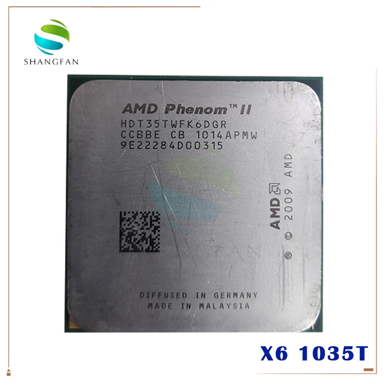 AMD Phenom X6 1035T 2 6 ГГц шестиядерный Процессор процессор HDT35TWFK6DGR 95 Вт Разъем AM3 938pin|cpu