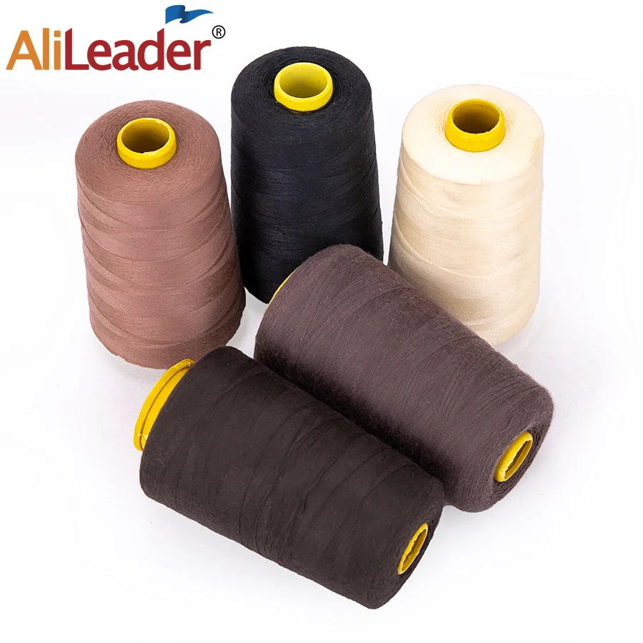 Alileader Wholeasle Hair Weaving Threads For Wigs Sewing Threads 1500M Length Nylon Hair Weaving Thread For Making Wig Sewing