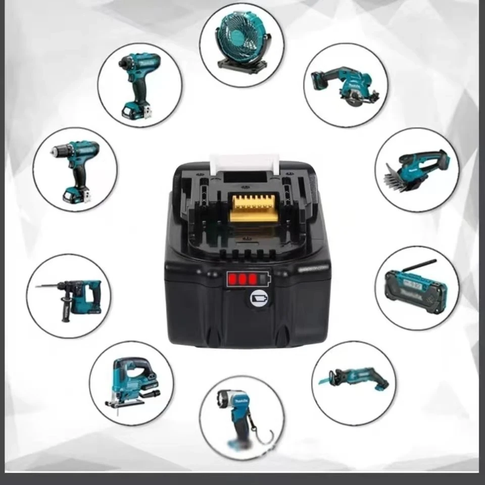 Аккумуляторная батарея BL1860 18 в 12000 мАч литий-ионная для Makita BL1840 BL1850 BL1830 BL1860B LXT400 |