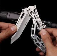 camping combat all steel defense tactical knif high hardness portable folding knife survival rescue edc tool saber