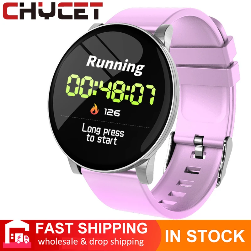 

CHYCET 2021 Smart Watch Men Women Heart Rate Blood Pressure Monitor Bracelet Fitness Tracker Ip67 Waterproof Smart Watches
