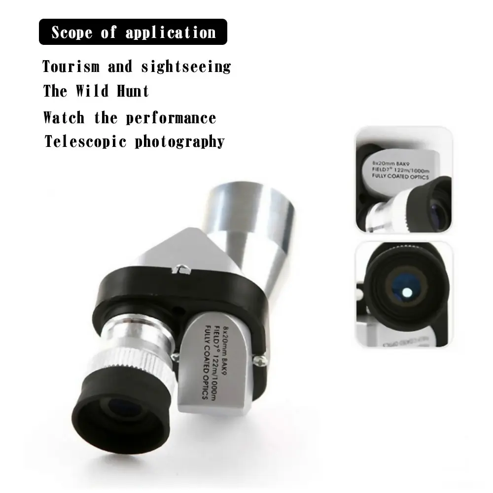 Портативный Удобный Монокуляр с одним стволом высокой мощности четкости низкий