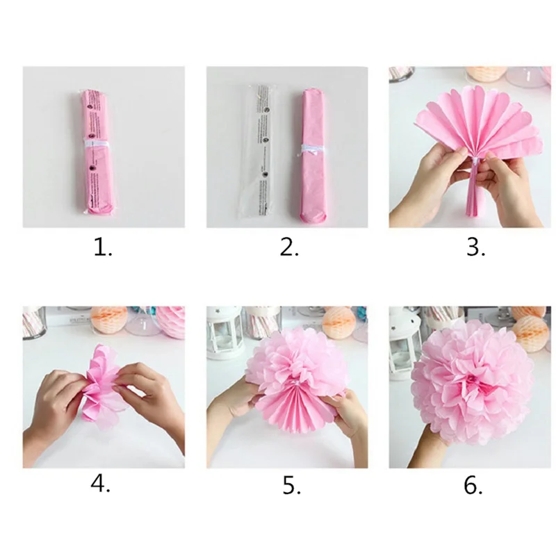 

Tissue Paper Pom Wedding Decorative Paper Pompoms Pom Poms Balls Party Home Decor Tissue Birthday Decoration 8 10 12 Inch