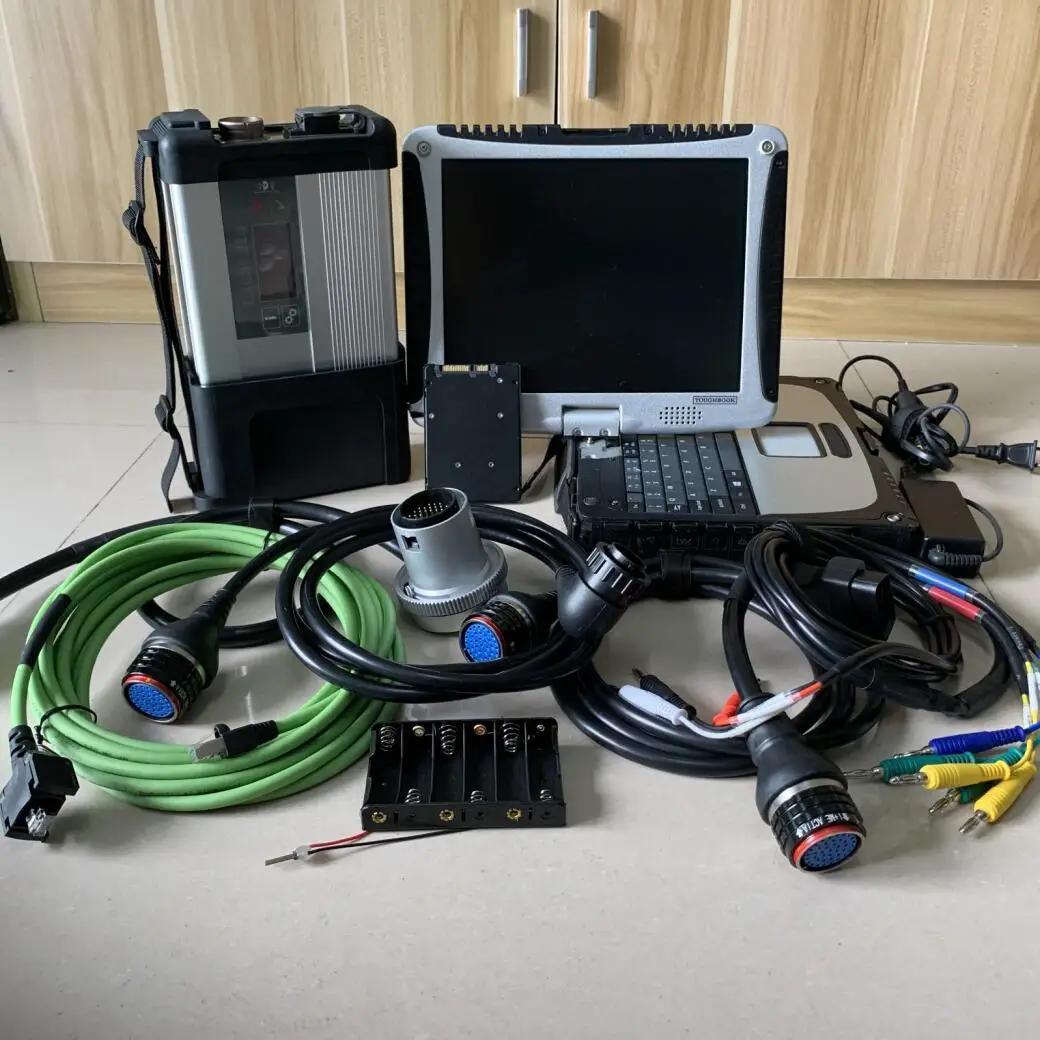 

Auto Sanner Reapir Tool MB STAR C5 SD Connect Compact Diagnostic Software 360gb SSD in cf19 CF-19 Laptops Used 2022