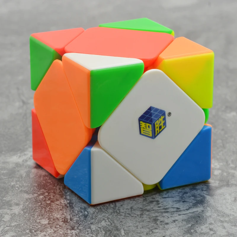 Yuxin маленький магический косой Магический кубик без наклеек 2x2x2 3x3x3 SQ-1 Megaminxed Cube Puzzle для начинающих Zhisheng Cubo Magico Kids