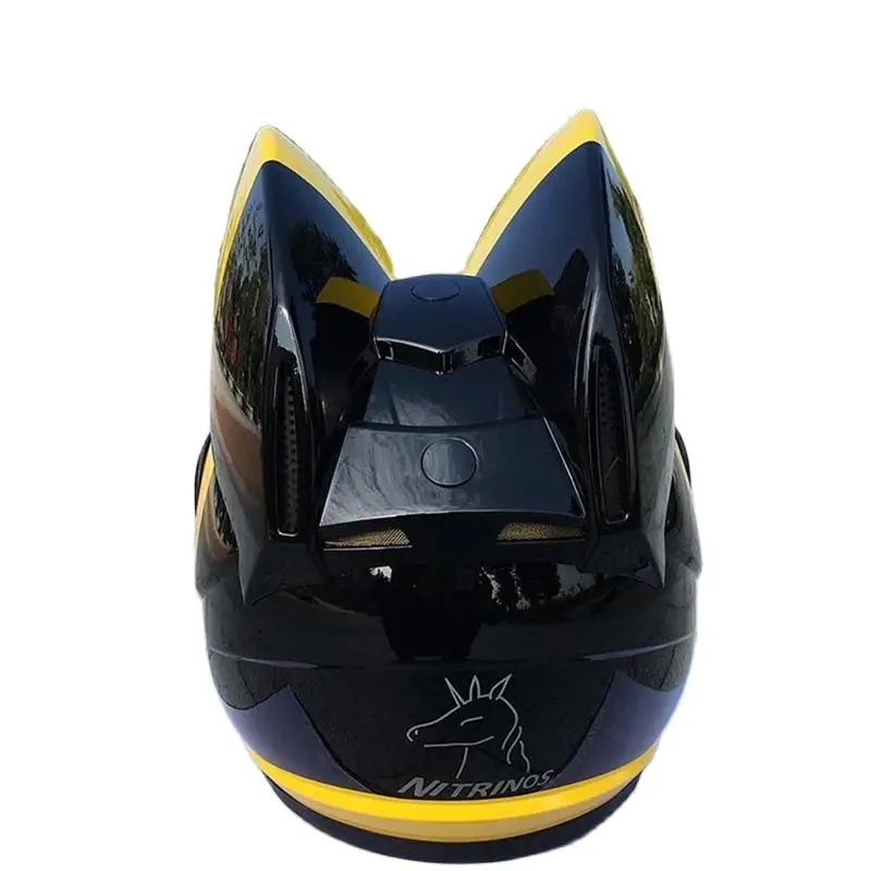 Классный желтый шлем для ушей автомобильный езды на мотоцикле противотуманный