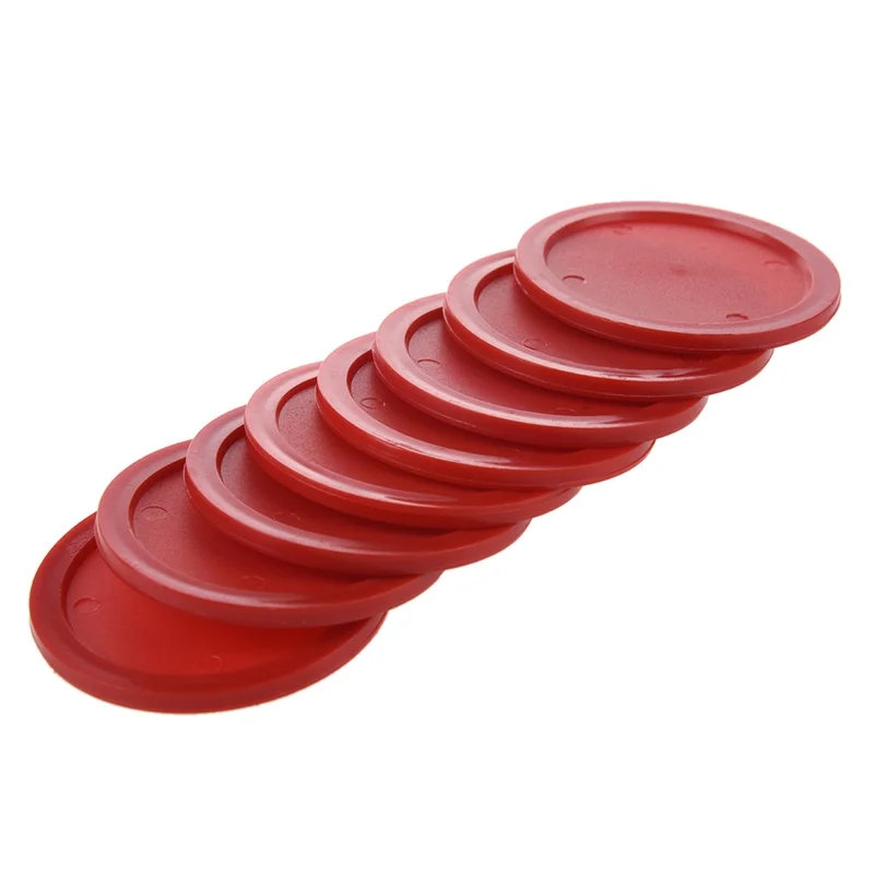 

Hot Red Air Hockey Set (8 pcs. 63 mm Air Hockey Puck)