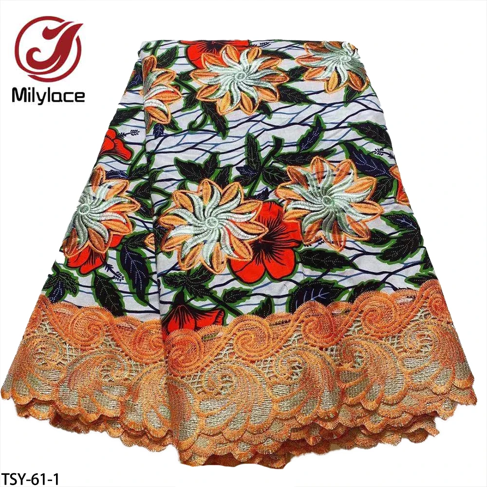 

Нигерийская кружевная ткань 2021, высококачественное кружево, воск Анкары с вышивкой, кружевная ткань для одежды