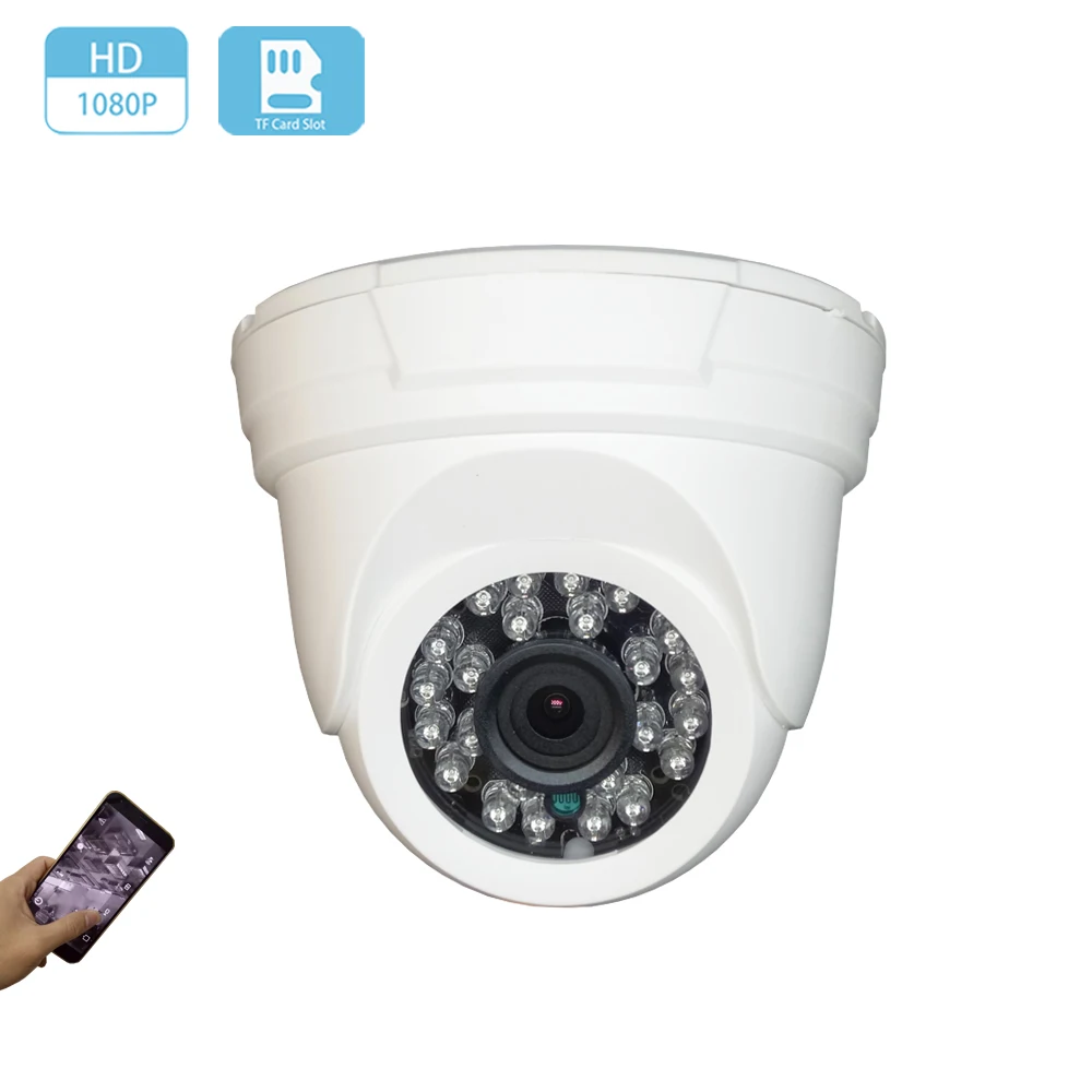 POE 1080P 2MP HD Micro SD/TF слот для карты IP камера Onvif P2P ночное видение комнатная сетевая