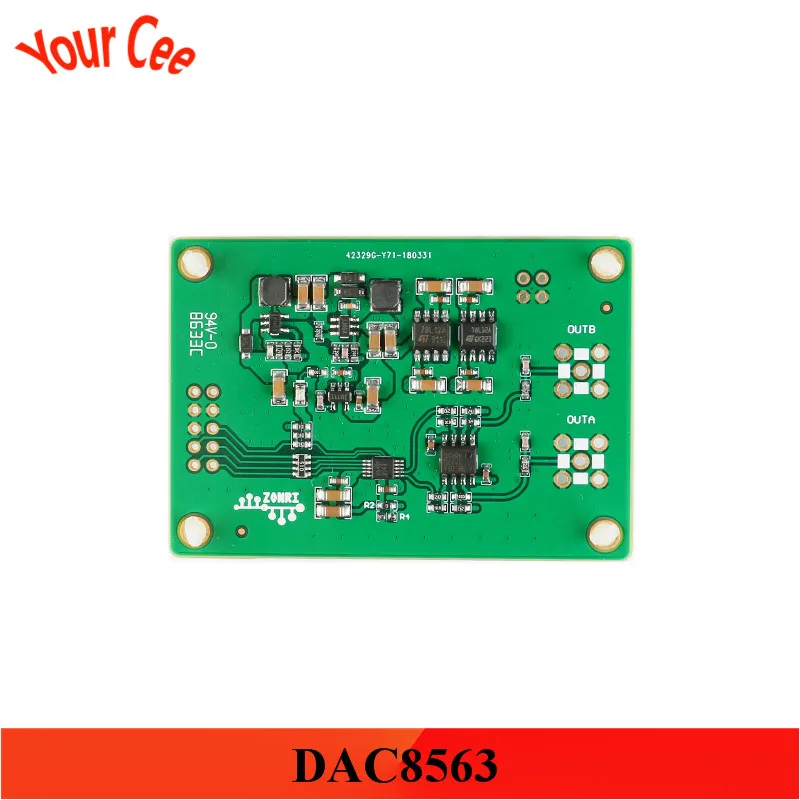 DAC8563 цифро-аналоговый преобразования приобретения Dual Core 16 бит модуль DAC данных