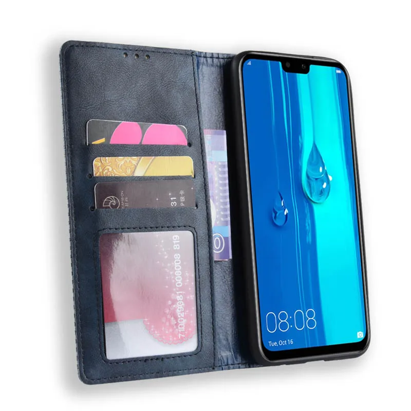 Кожаный чехол-бумажник с откидной крышкой для Huawei Nova 3E 4 4E 5 5i 5T Y5 Y6 Y7 Y9 Pro Prime Lite 3 2018