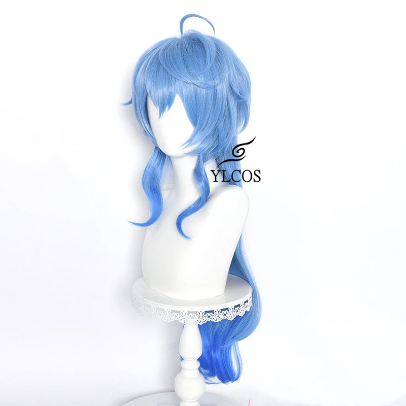 

Game Genshin Impact GanYu Cosplay Wig Halloween Party Costume Accessories