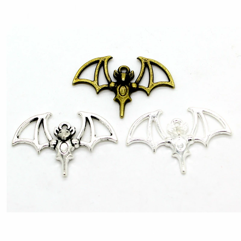15 шт. подвески летучей мыши 33x22 мм для самостоятельного изготовления ювелирных