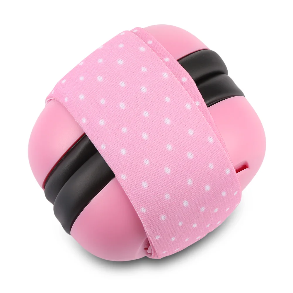 1 Pair Infant Baby Anti-noise Earmuffs Elastic Strap Ear Protection Soundproof Hearing Headphone Protector | Мать и ребенок