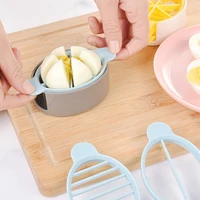 plastic 6 petals 3 in 1 egg divider multifunctional preserved egg slicing mold kitchen creative egg cutter tools accessories