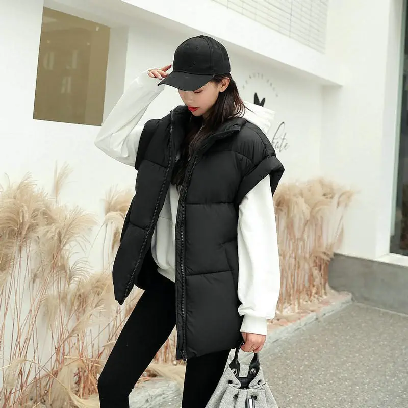 Модное платье жилет женская куртка Mujer Chaqueta Свободные теплые женские зимние