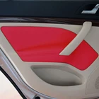 Кожаная панель s для леворуля, чехол для Skoda Octavia 2007 2008 2009 2010-2014, наклейка на панель подлокотника автомобильной двери