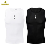 ykywbike men cycling base layer summer jersey cycling vest reflective mtb road bike bicycle vest mesh underwear cycling clothing