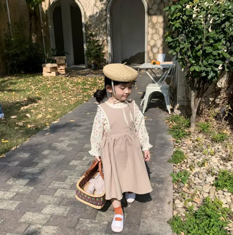 2020 Spring New Children Baby Cotton Vest Dresses Girls Princess Cute Clothes 5 pcs/lot Wholesale | Детская одежда и обувь