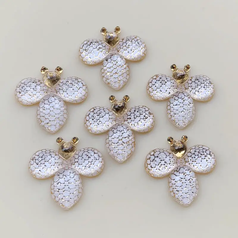 Стразы в форме пчелы прозрачные стразы с плоской задней частью Кристальные камни