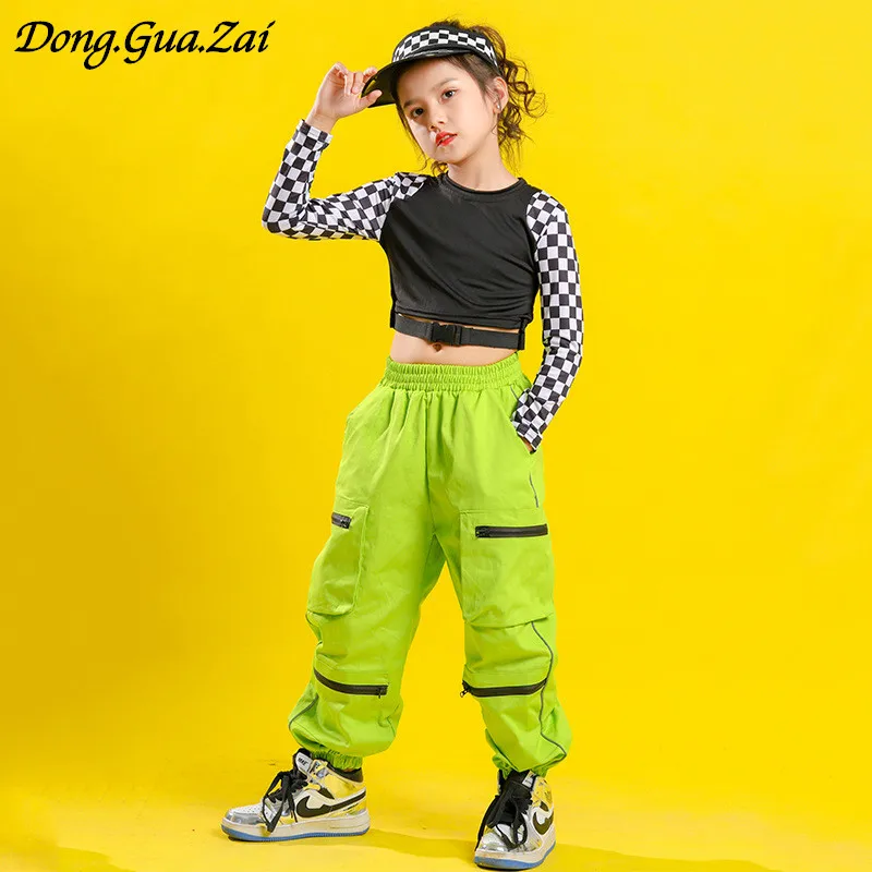Новая Осенняя детская одежда для выступлений в стиле хип-хоп танцевальные