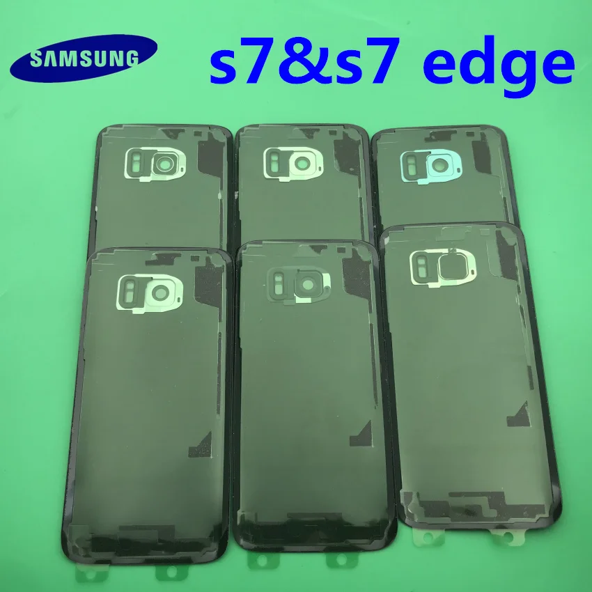 20 шт. samsung Корпус задняя крышка Чехлы для samsung Galaxy S7 G930 G930F S7 edge G935 G935F Телефон задняя батарея Дверь