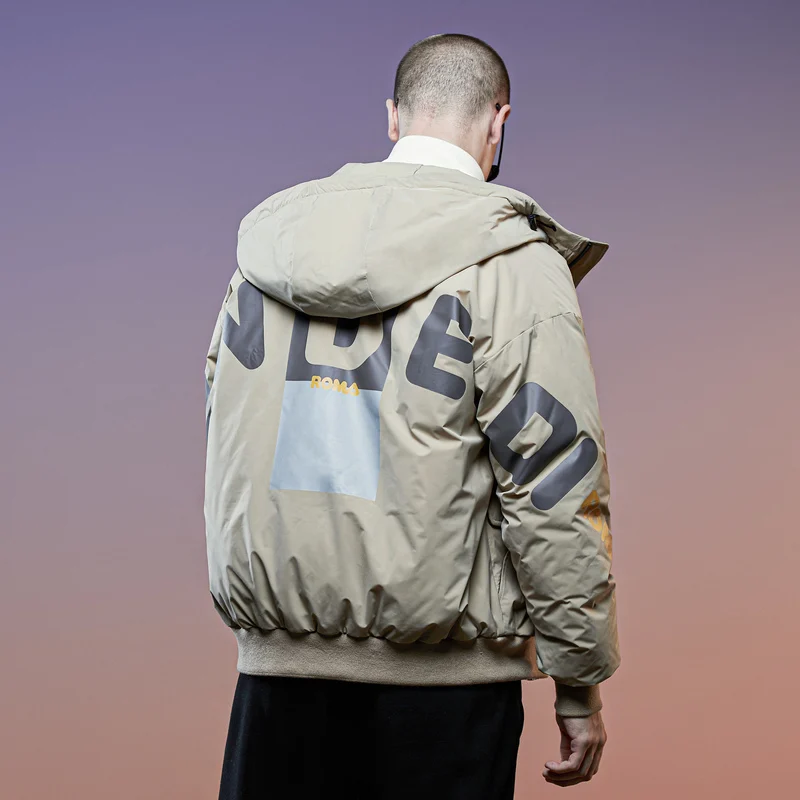 Metersbonwe Winter For Male Duck down Handsome trend fashion jacket Couples jackets Outdoor casual | Мужская одежда