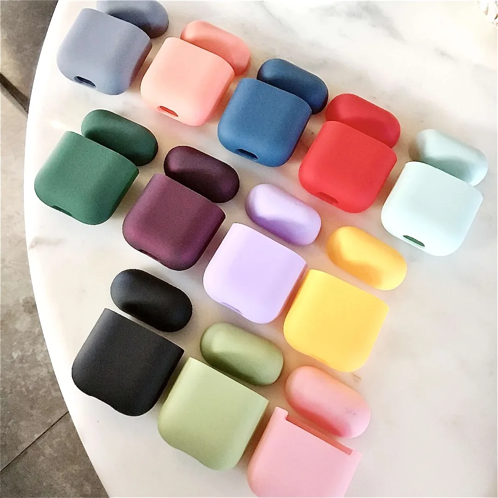 Оригинальный чехол в коробке для Apple Airpods 1 2 беспроводной Bluetooth наушников яркие