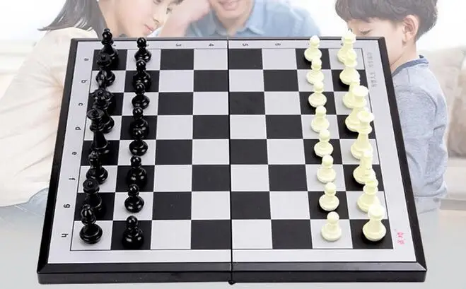 Магнитный шахматный магнитный складной Шахматный набор для взрослых туба