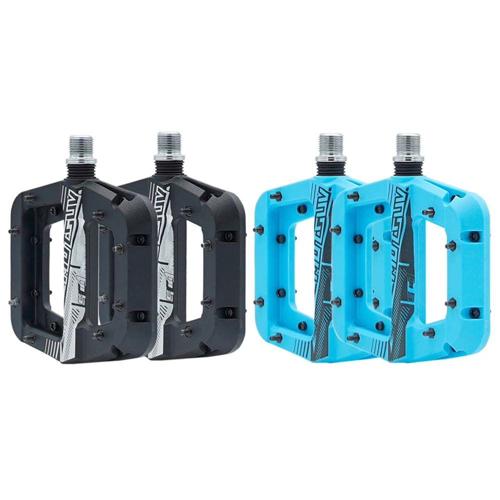 

MOTSUV Road Bike Cycling Bicycle Accessory Bicycle Anti Slip Pedals Mountain MTB Bike Platform Cycling Flat Pedal