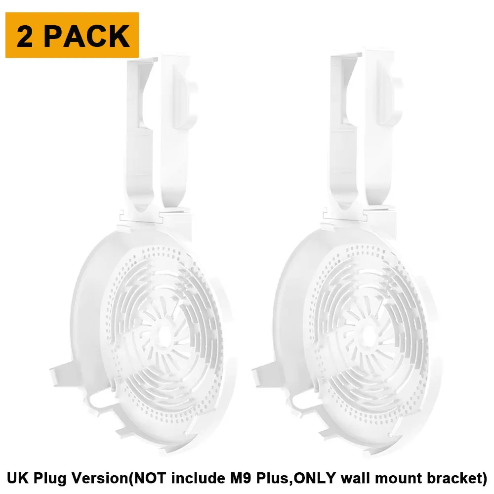 2 Packs UK Plug TP Link Deco M9+ настенное крепление, Wi-Fi полка для маршрутизатора Кабельный Держатель для TP Link Deco M9 Plus полностью домашняя сетка Wifi система, белый - Цвет: 2 Packs UK Plug
