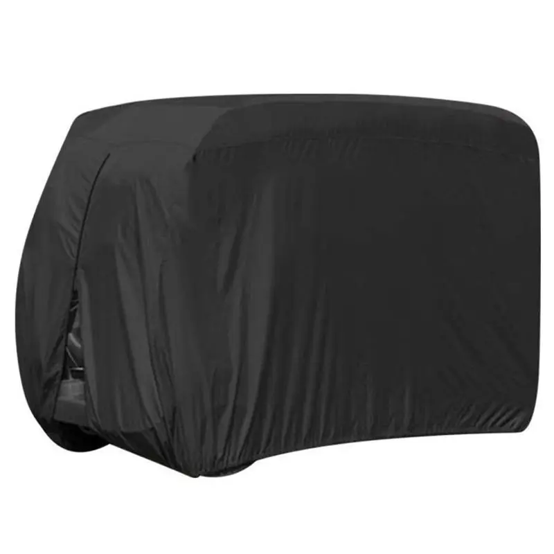 Waterproof Dust Prevention Golf Cart Cover for 4 Passenger EZ GO Club Car Yamaha Carts Black | Спорт и развлечения
