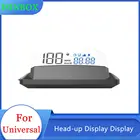 ISINBOX Новый OBD2 зеркало HUD Автомобильный дисплей цифровой проектор скорости сигнал тревоги Температура масла турбо манометр Авто Датчик