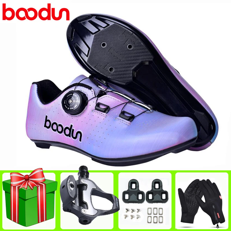 

BOODUN Road Cycling Shoes Ultralight Sapatilha Ciclismo Racing Bike Men Bicycle Sneakers Women Athletic Riding BicicleBreathable
