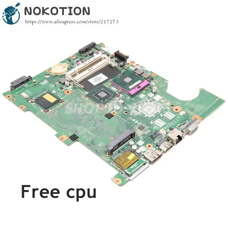 NOKOTION 578703 001 DA00P6MB6D0 материнская плата для ноутбука HP Compaq G71 CQ71 GL40 DDR2 Бесплатный